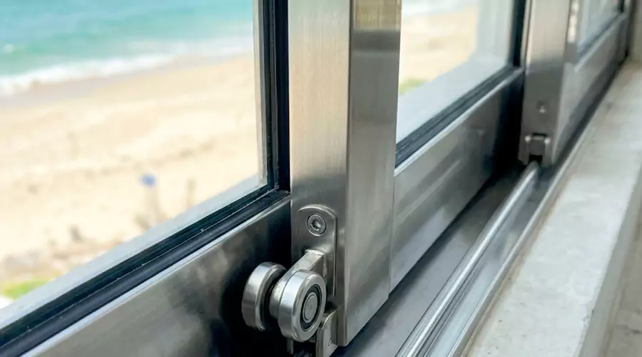 How Salt Air Damages Sliding Door Rollers and Tracks