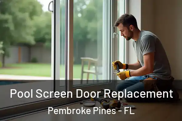 Pool Screen Door Replacement Pembroke Pines - FL